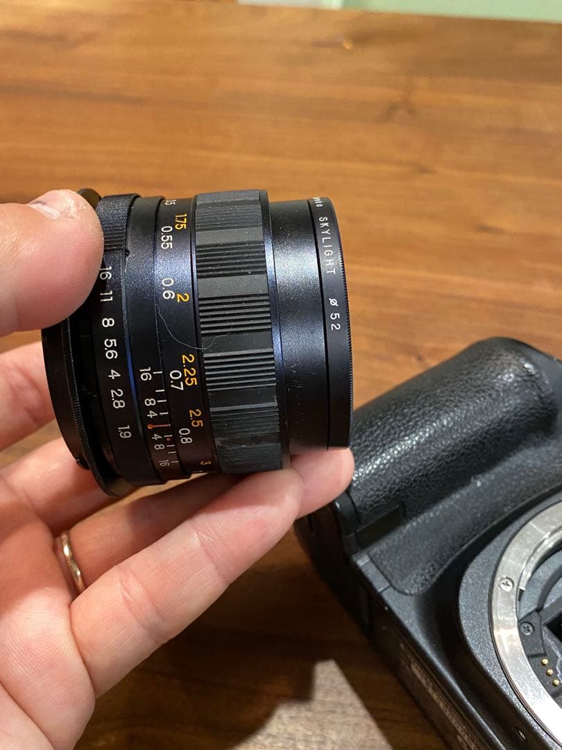 Canon EOS 20D デジタル一眼　ヤシカ1:1.9 50㍉単焦点　動作品