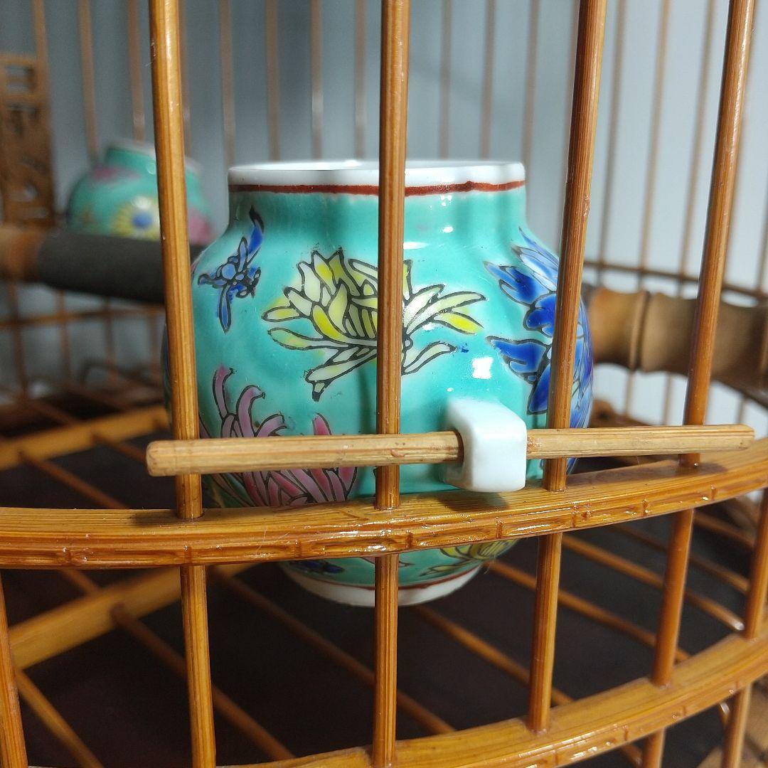 竹製 鳥籠 龍(ドラゴン)の透かし彫 38頭