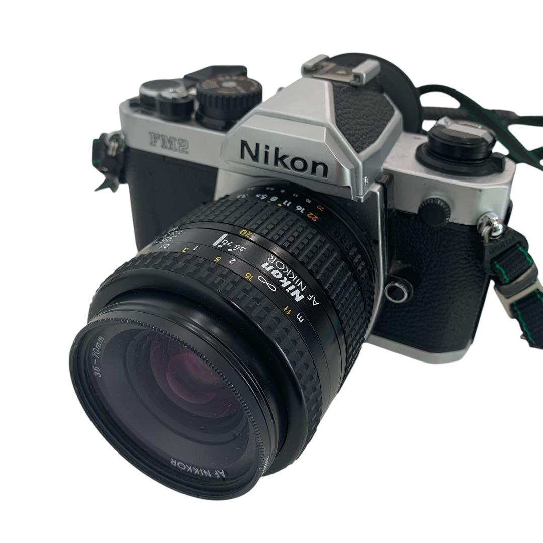 M13767 Nikon FT2 FM2 フィルムカメラ Nikkorレンズ付き