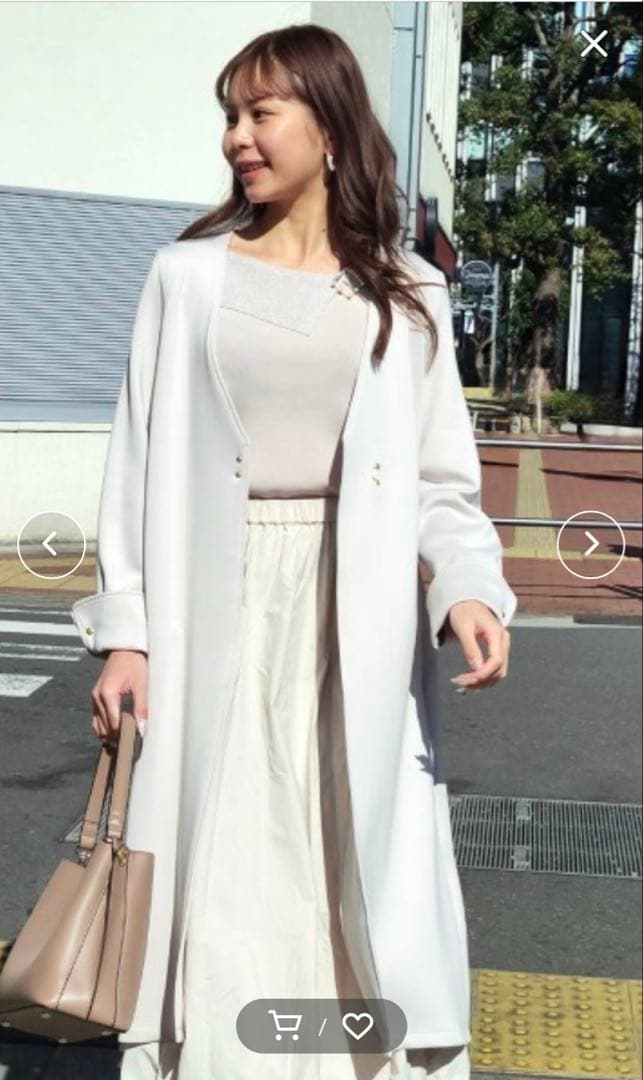 12Twelve Agenda ストレッチダンボールフレアラインコート