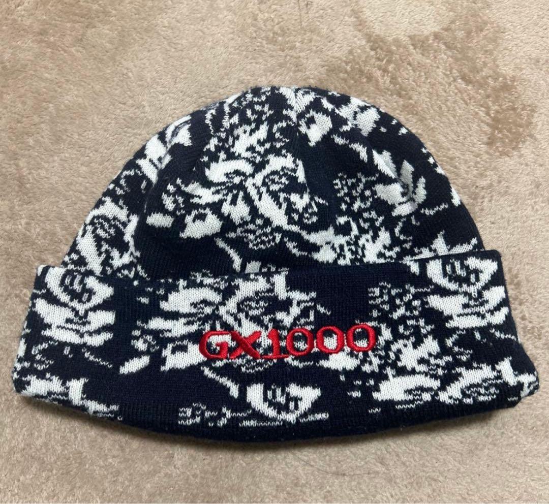GX1000 花柄 ニット帽・ビーニー