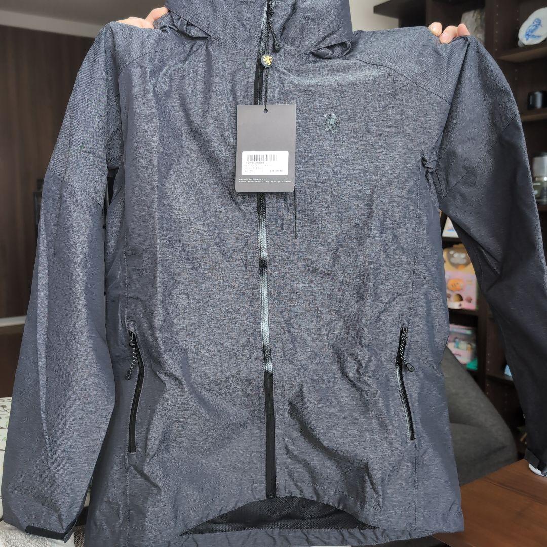 ウォータープルーフサイクルジャケット L ダークグレー kpjk073