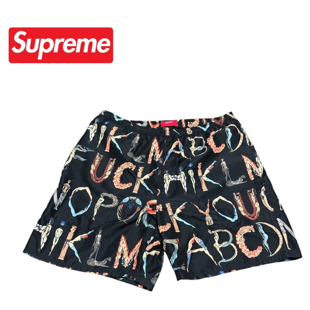【Mサイズ】Supreme alphabet Water Shorts