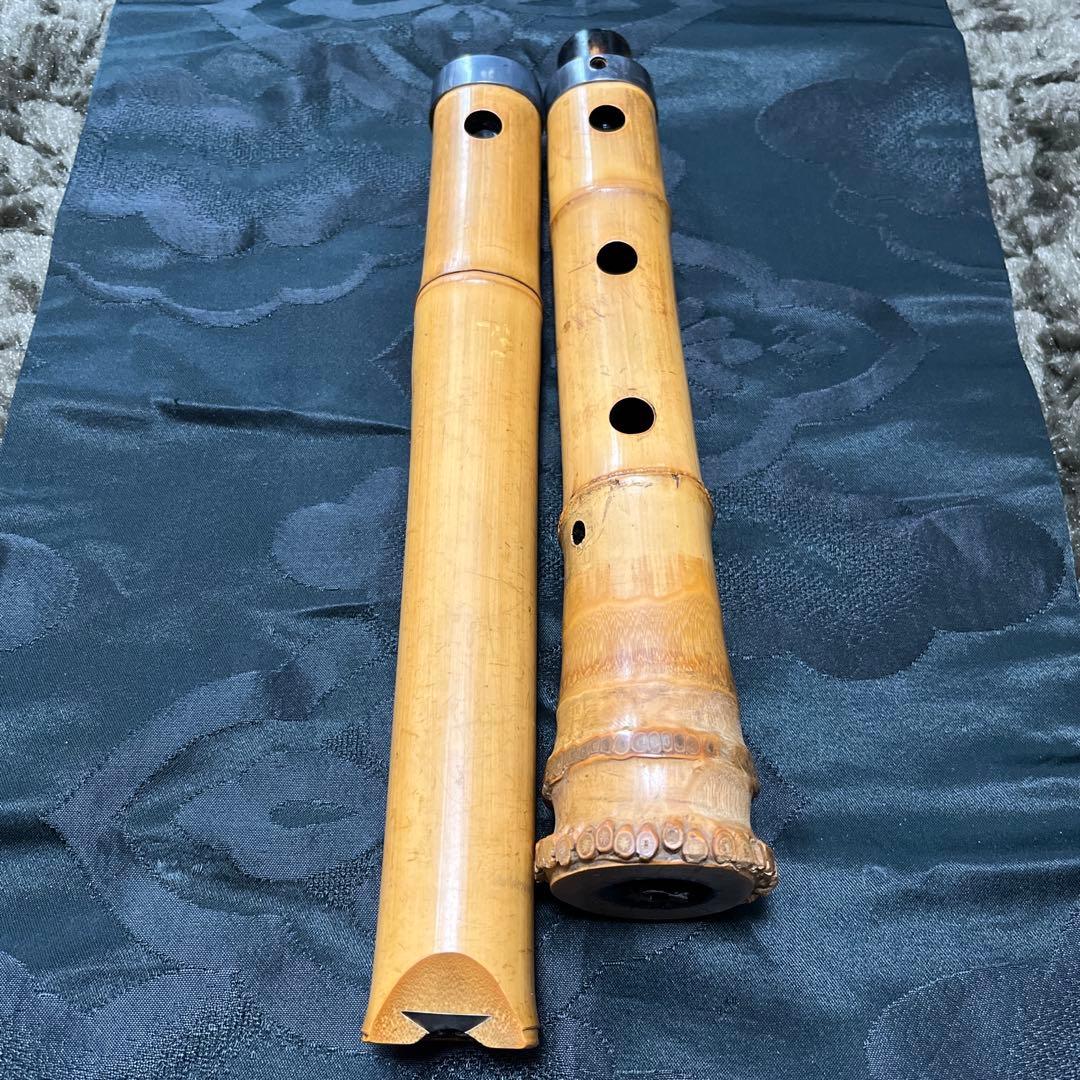 尺八 琴古流 竹治 七孔 一尺七寸管 【音出し確認済み】