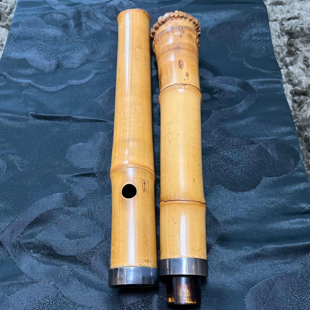 尺八 琴古流 竹治 七孔 一尺七寸管 【音出し確認済み】