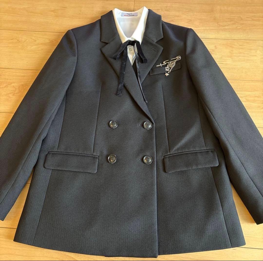 160㎝　Waltz by BEAMS DESIGN 黒　サロペットスーツ　卒服