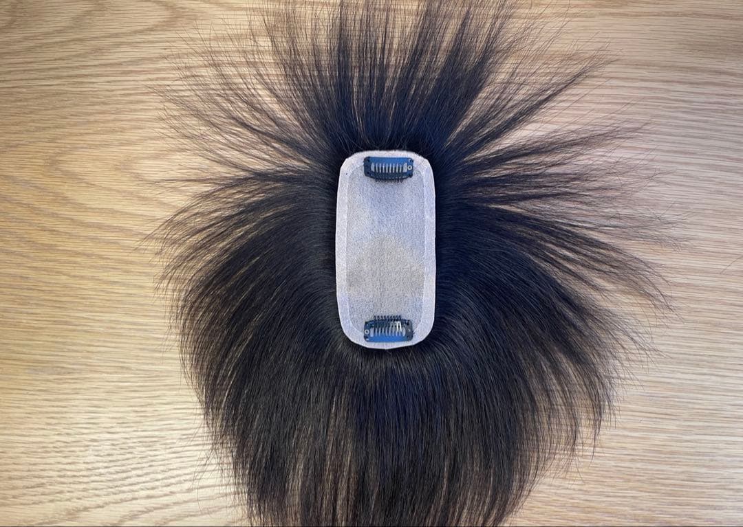 ナチュラルブラック100%レミー毛バランス調整済み部分ウィッグ(予約商品)