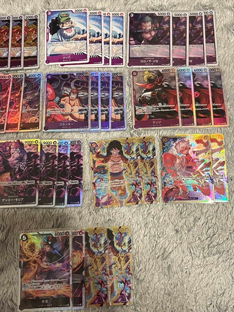 ONE PIECEカード 紫黒ニカ構築済みデッキ ギア5／レア多数／即プレイ可