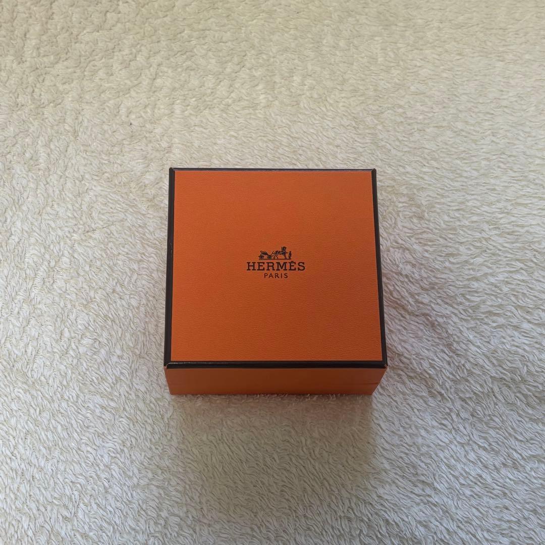 エルメス ブルー シルバーバングル バングル ブレスレット HERMES