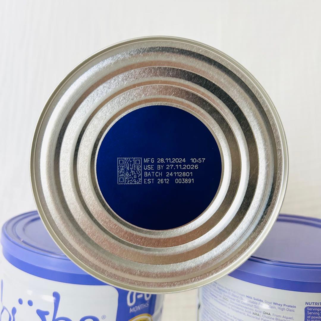 【大缶800gの3缶セット】bubsバブズ・やぎ山羊A2粉ミルク ステップ1