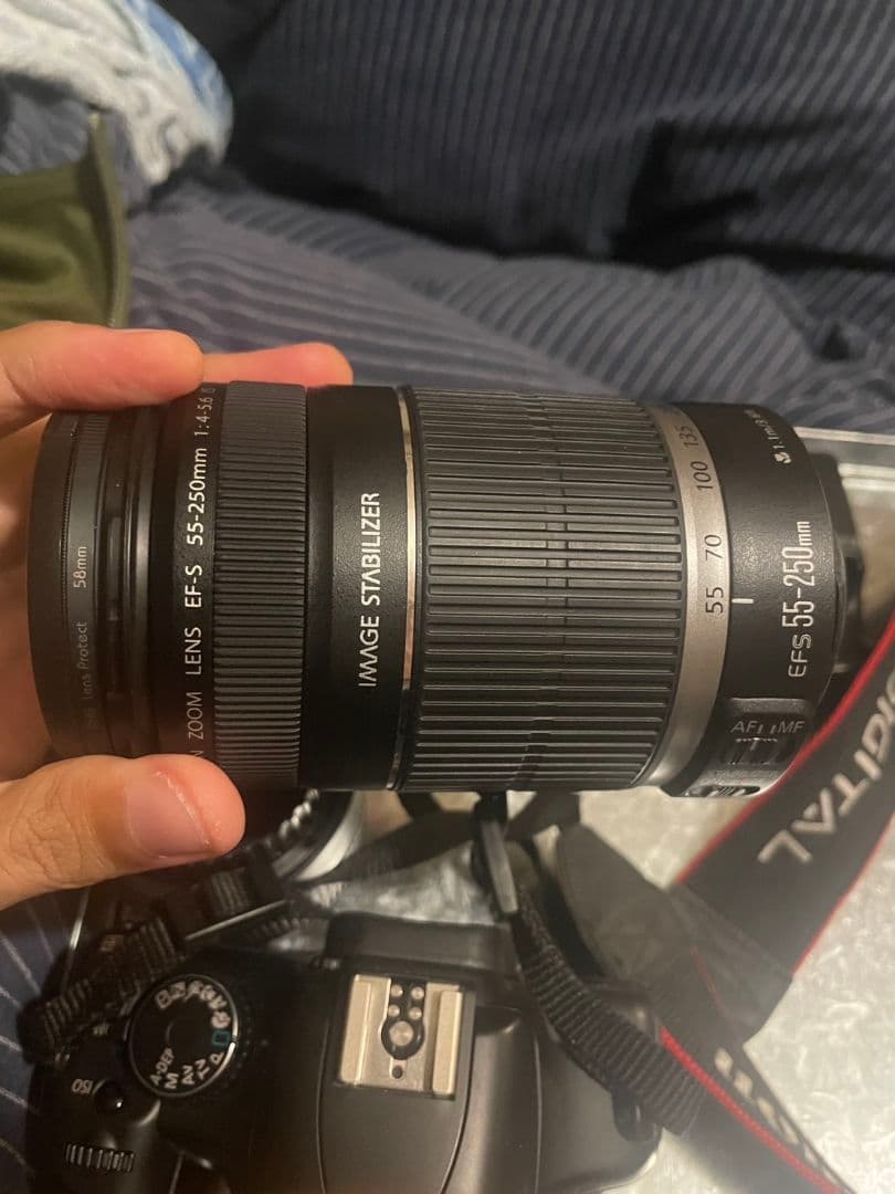 Canon EOS kiss X2 望遠レンズEF-S 55-250mm IS