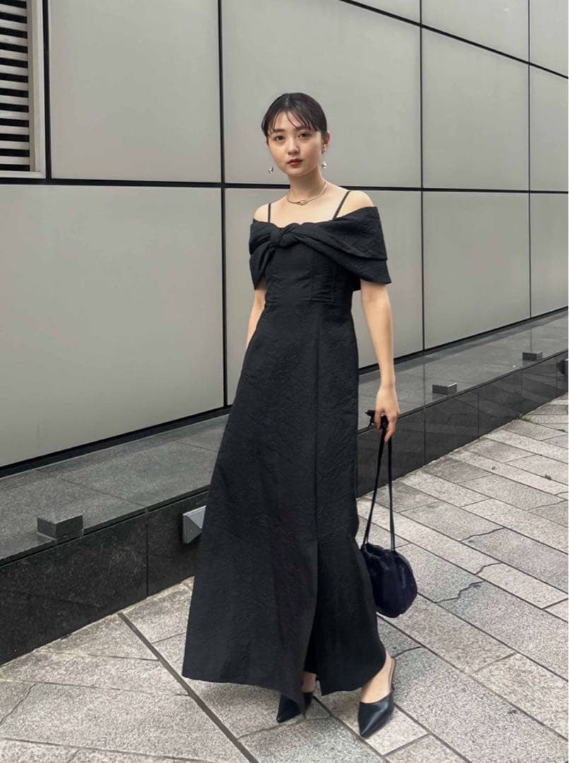 スーツ・フォーマル・ドレス Ameri VINTAGE 2WAY RIBBON BOLERO DRESS