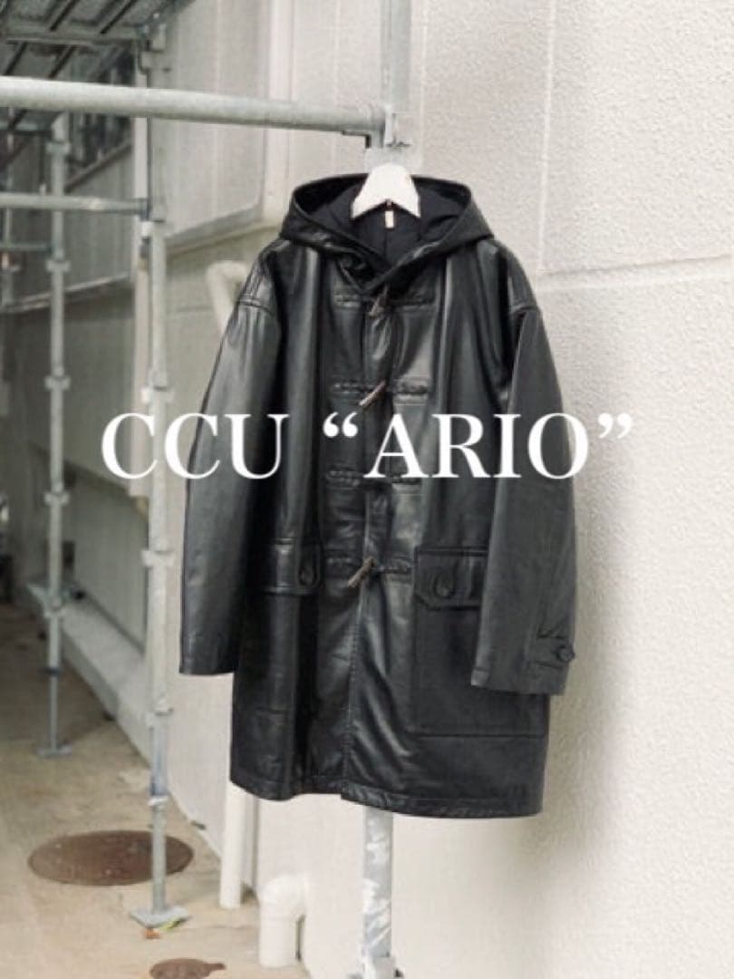 希少品/CCU/ARIOレザーダッフルコート/サイズ1