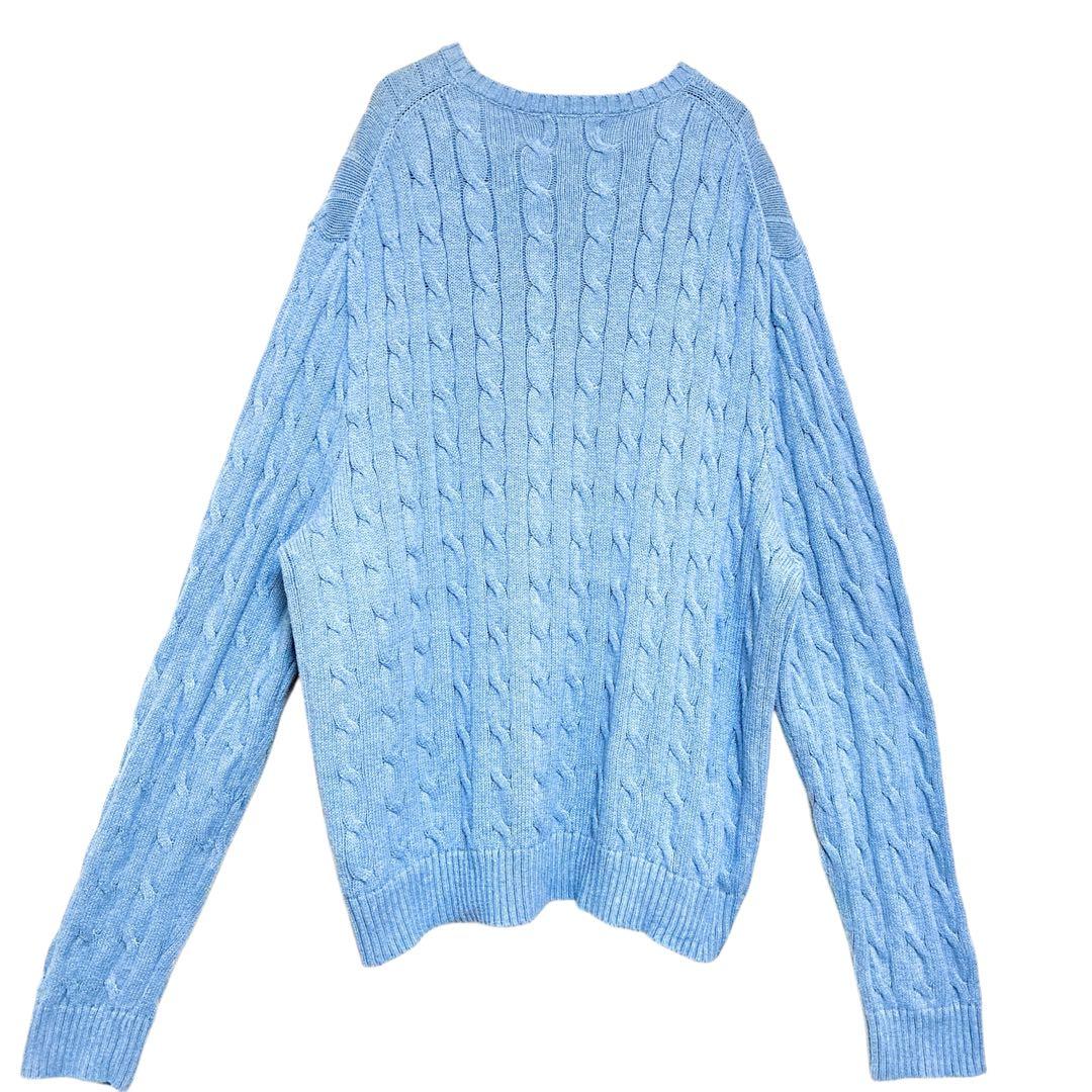 ✨極美品✨2XL✨ポロバイラルフローレン　ケーブルニット編み　ビッグセーター