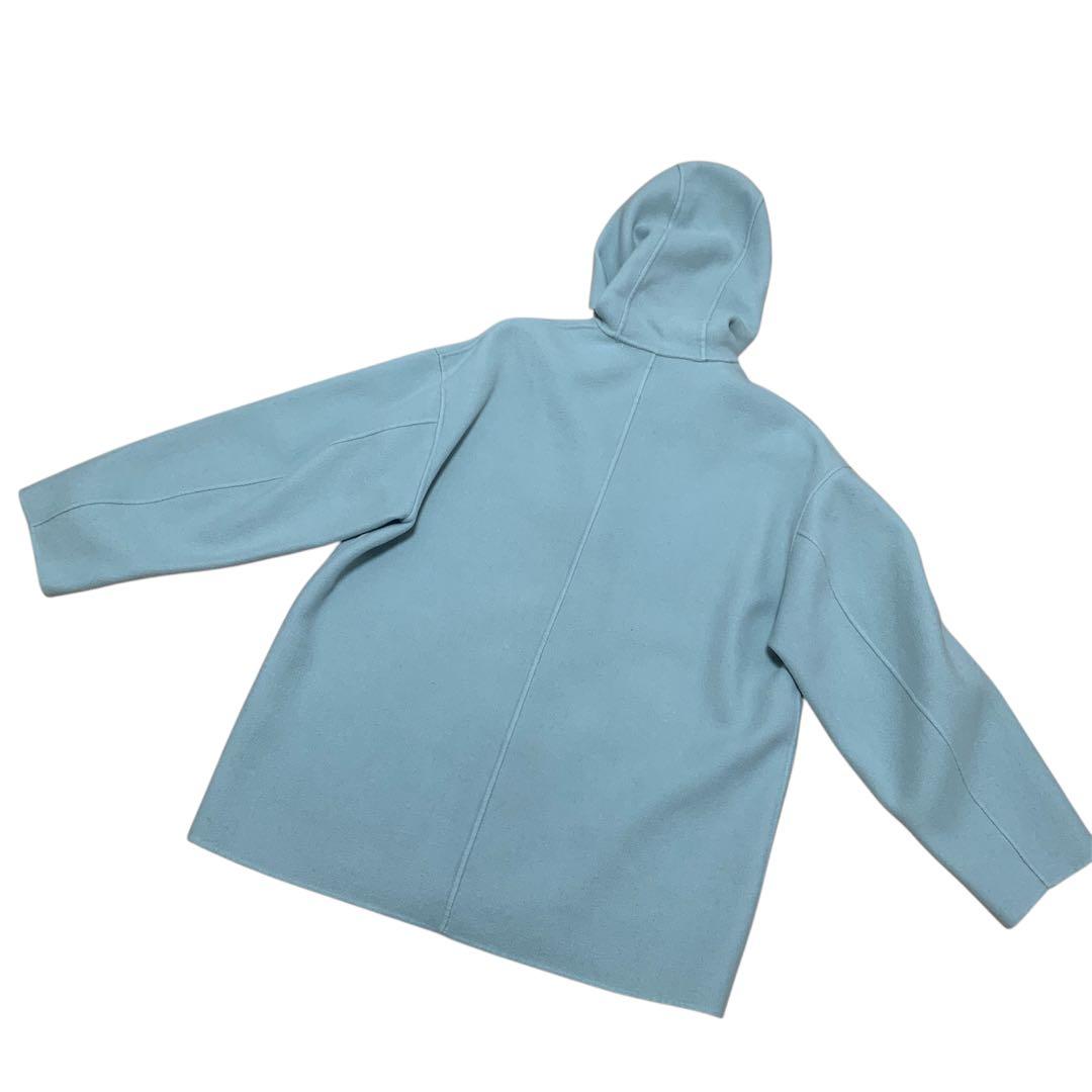 美品 Ron Herman ロンハーマン フーデッドコート ウール ミント XS