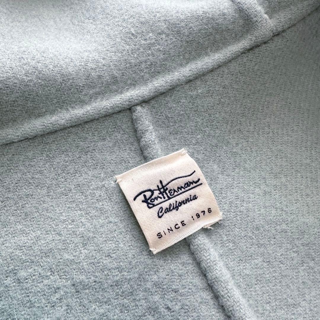 美品 Ron Herman ロンハーマン フーデッドコート ウール ミント XS