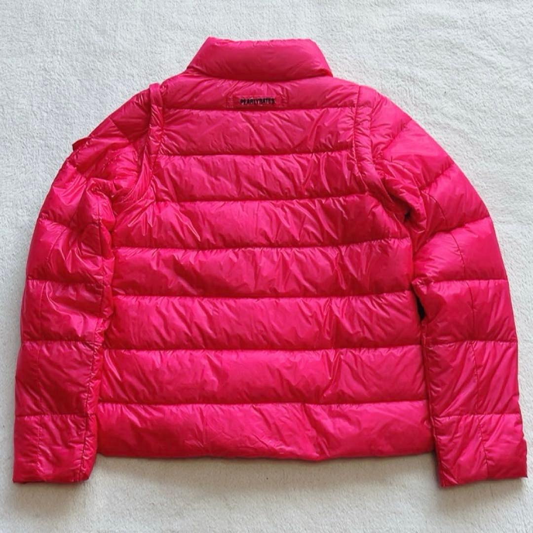未使用級　パーリーゲイツ 2way　ダウン　ジャケット　ベスト　ピンク　収納