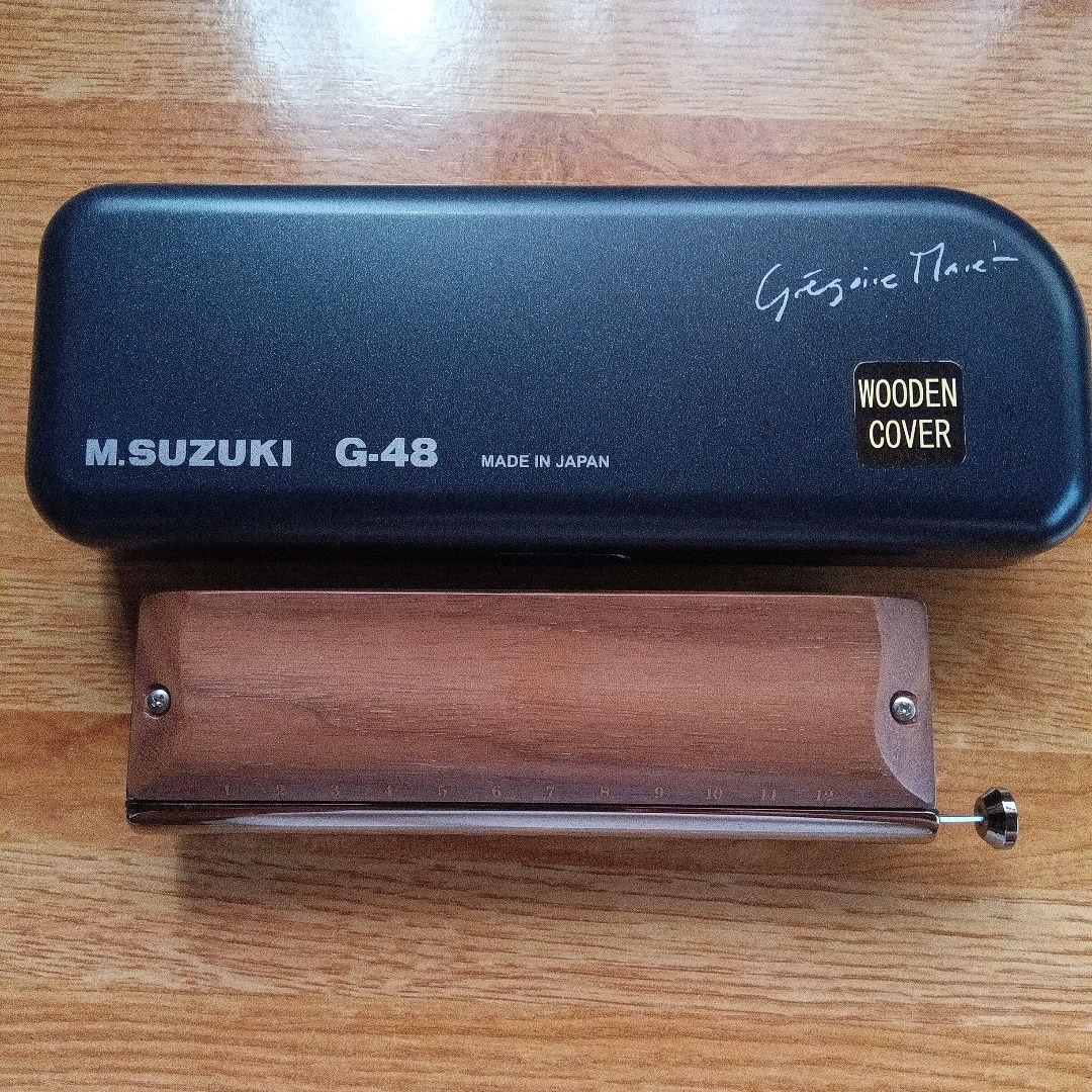 M.SUZUKI G-48 ウッドカバー ハーモニカ