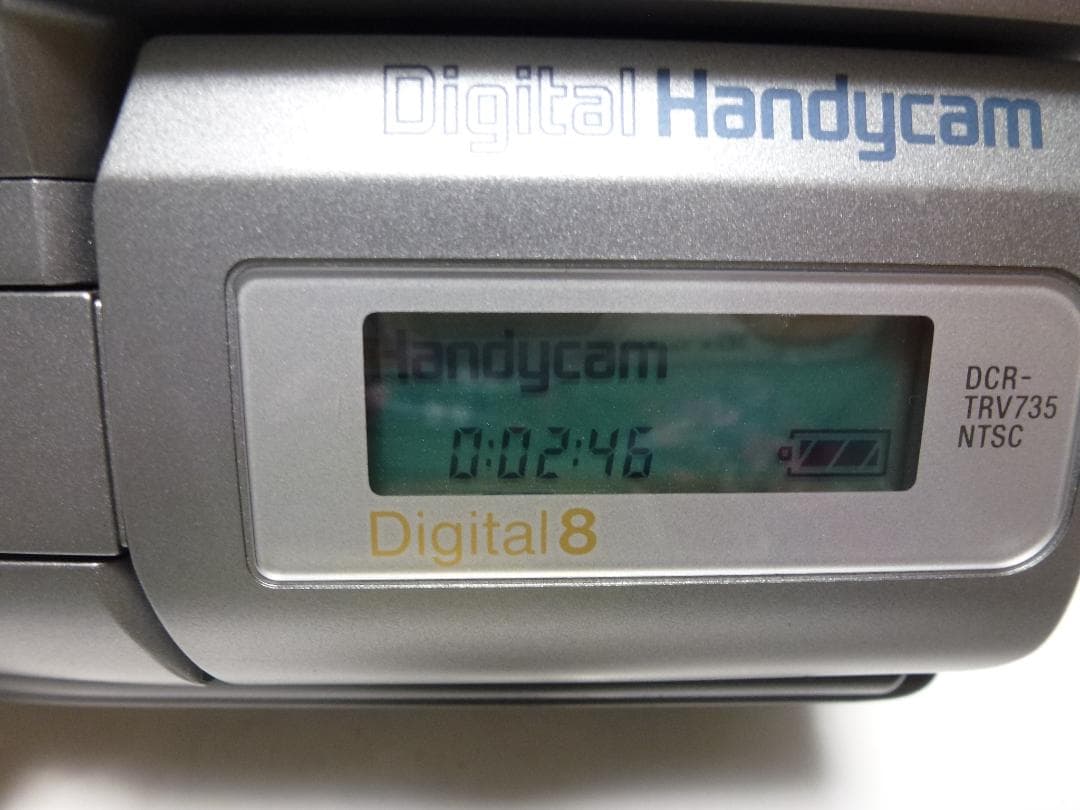 希少　動作品　SONY ソニービデオカメラ　 DCR-TRV735　8mmテープ