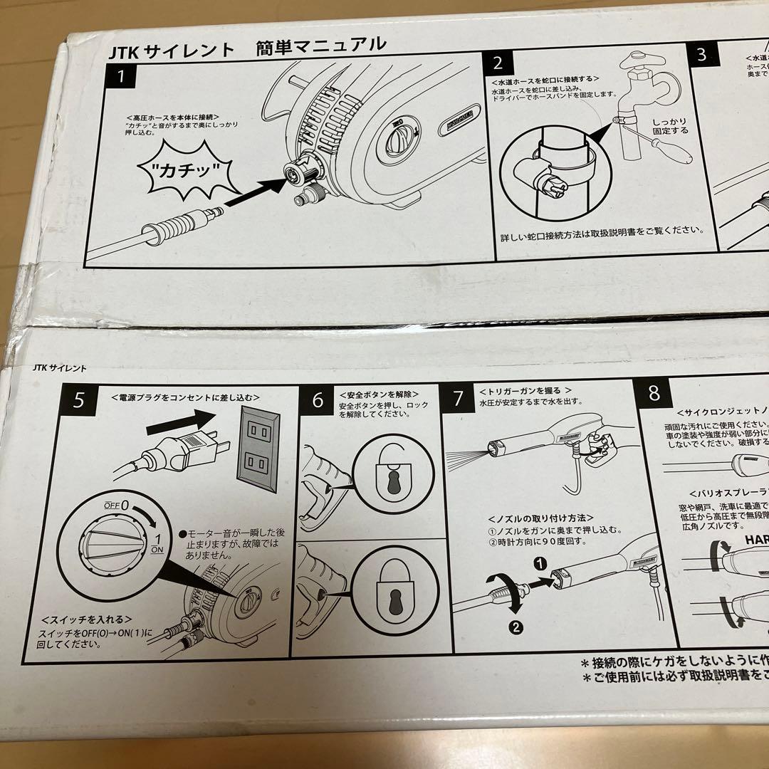 【新品未使用】KÄRCHER ケルヒャー 家庭用高圧洗浄機 JKTサイレント