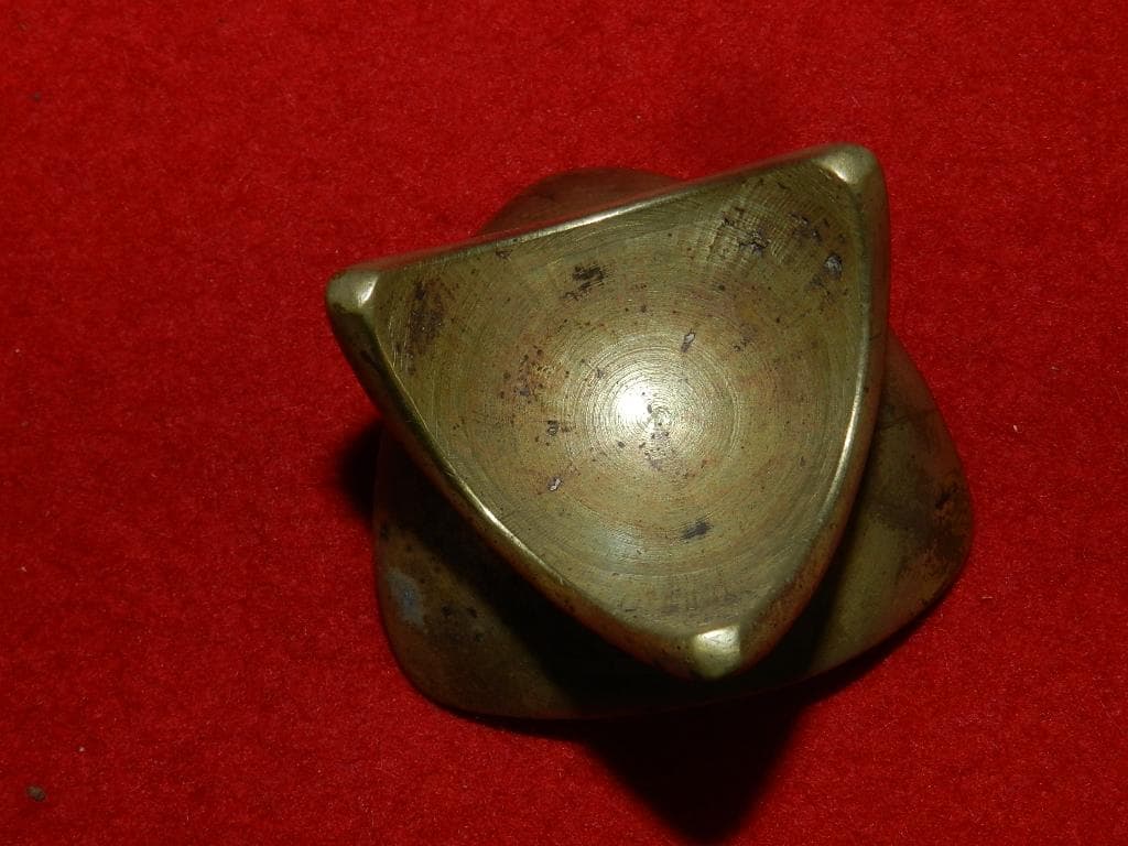 ME5 千家上職人 中川浄益 共箱 蓋置 ２点 金物師 お安くいたしました！￼