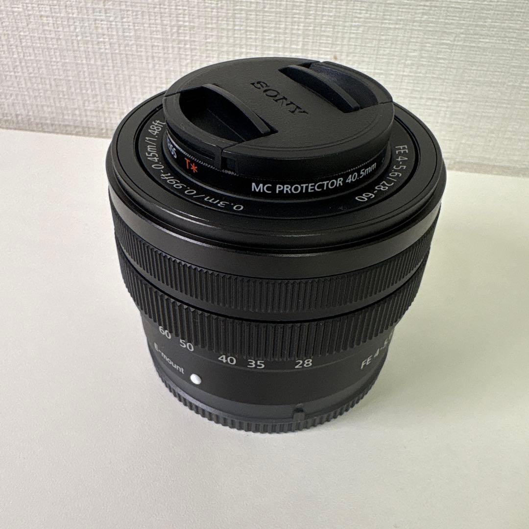 sony FE4-5.6/28-60 SEL2860 プロテクター付き