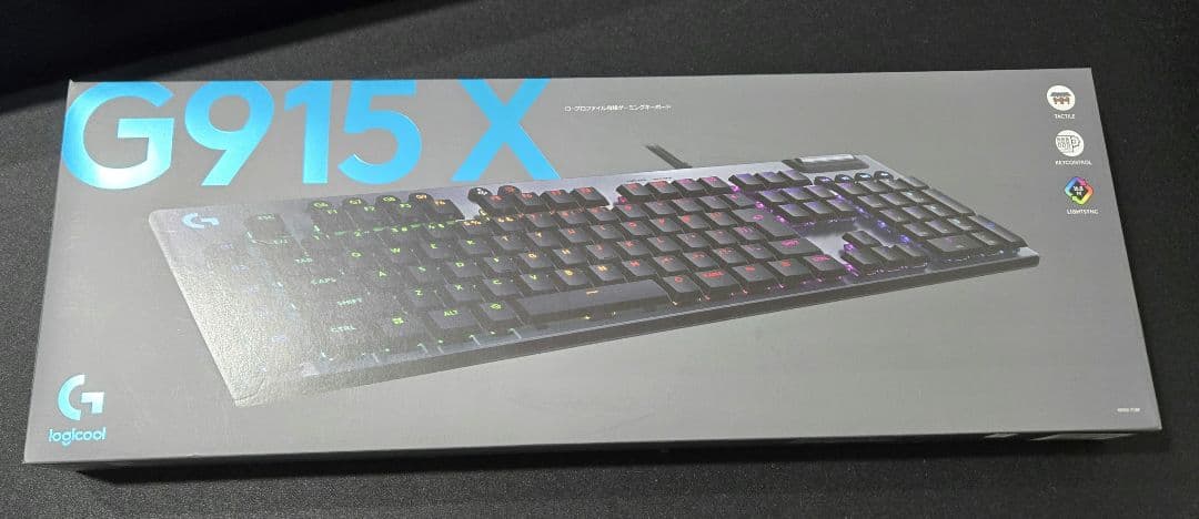 【ほぼ未使用】Logicool G G915X-TCBK (タクタイル)
