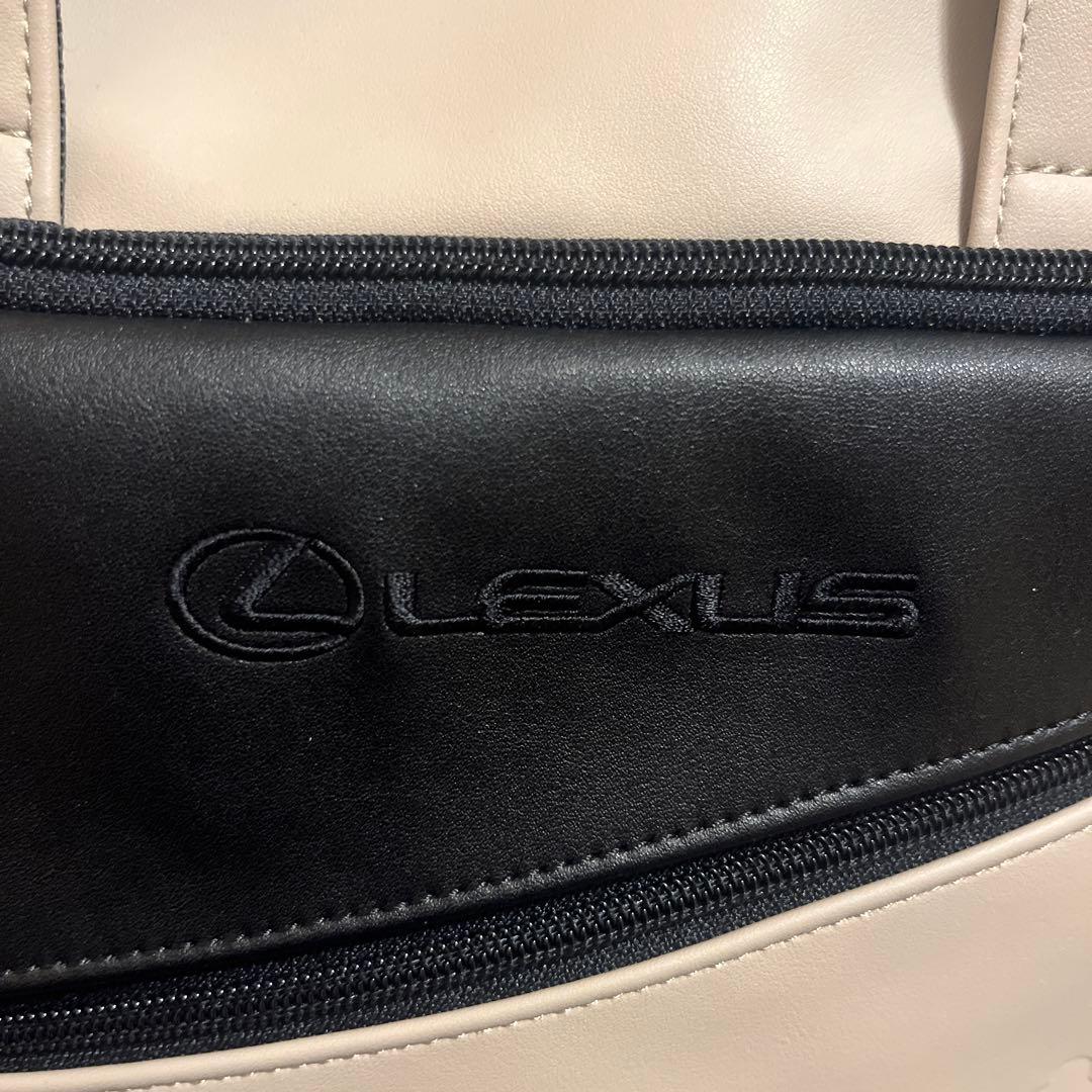 Lexus × admiralボストンバッグ ベージュ/ブラック