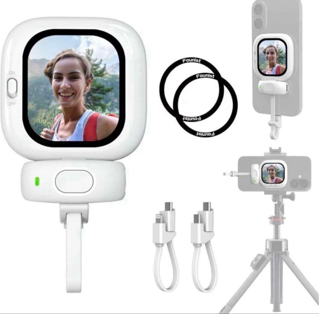 即発送　自撮りモニター Founist Vlogmate Mini iPhone