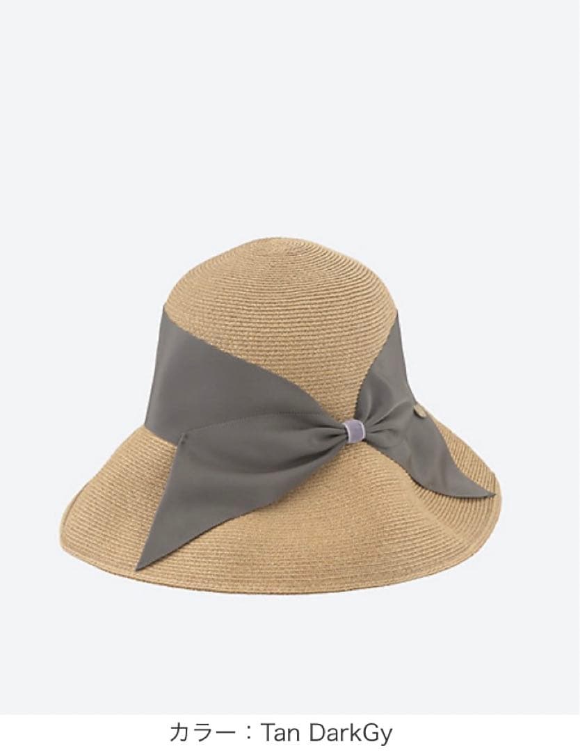 値下げ【アシーナニューヨーク】Risako リサコ 麦わら帽子 （ダークグレー）