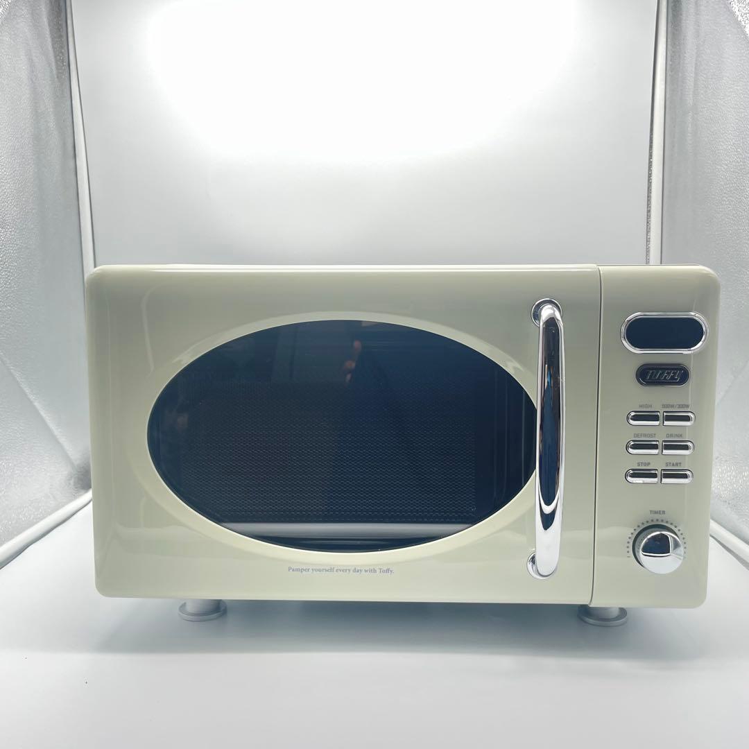 ◯Toffy LADONNA 電子レンジ K-DR1 クリーム色 2023年製
