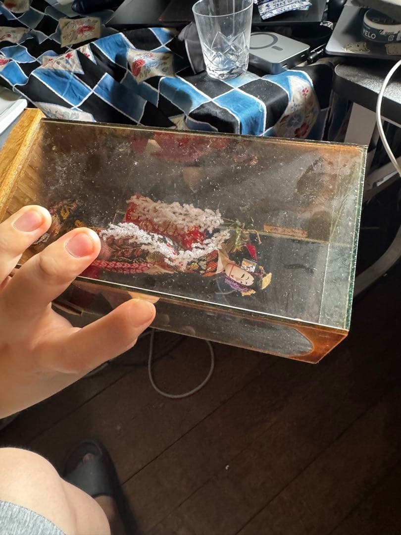 【江戸期 伝承人形｜硝子箱入り｜旧家から発見された一点物】