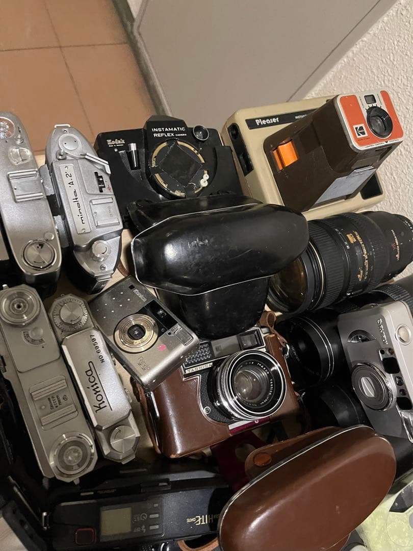 35個くらいジャンクカメラレンズなどまとめ売り