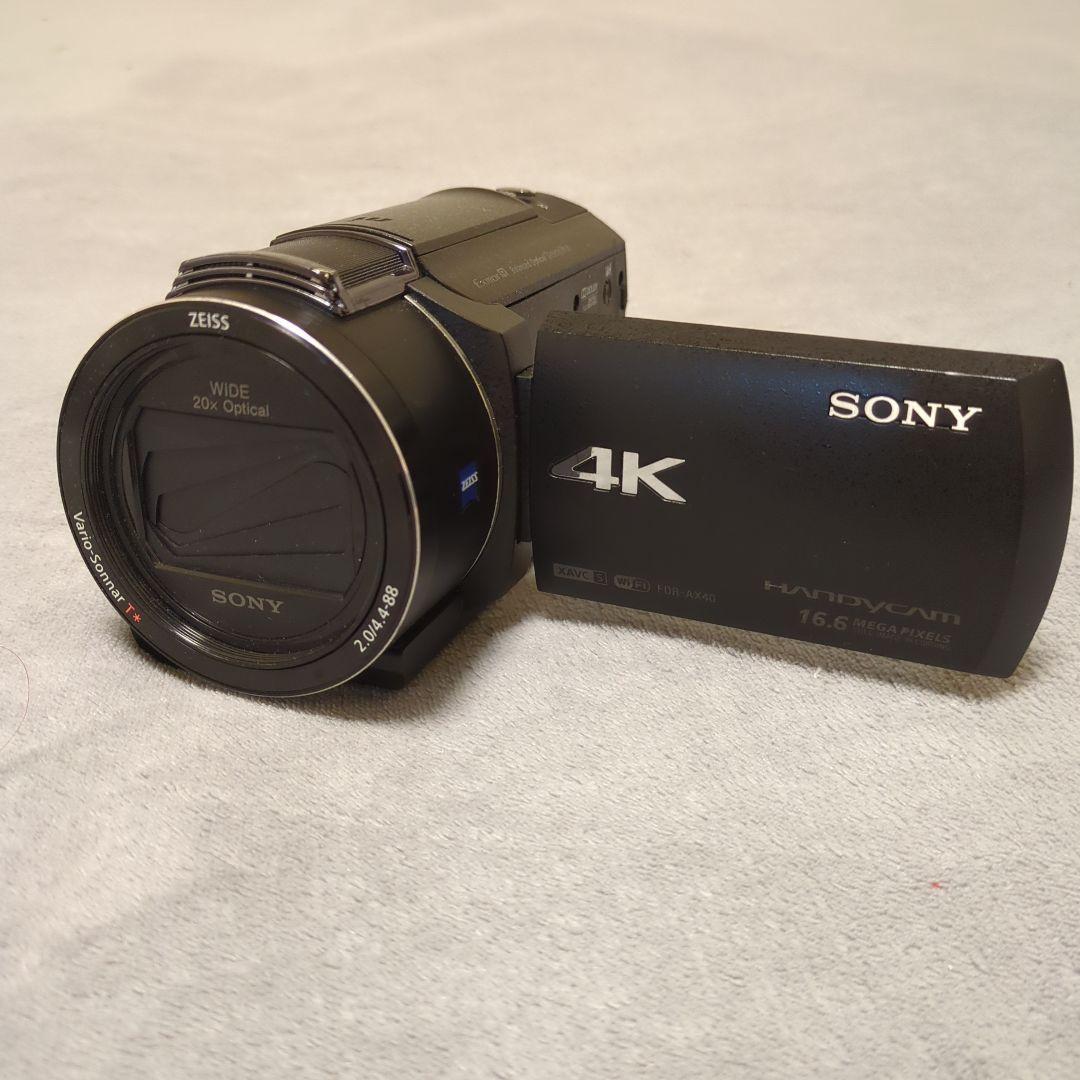 SONY FDR-AX40 4K ハンディカム ブラック