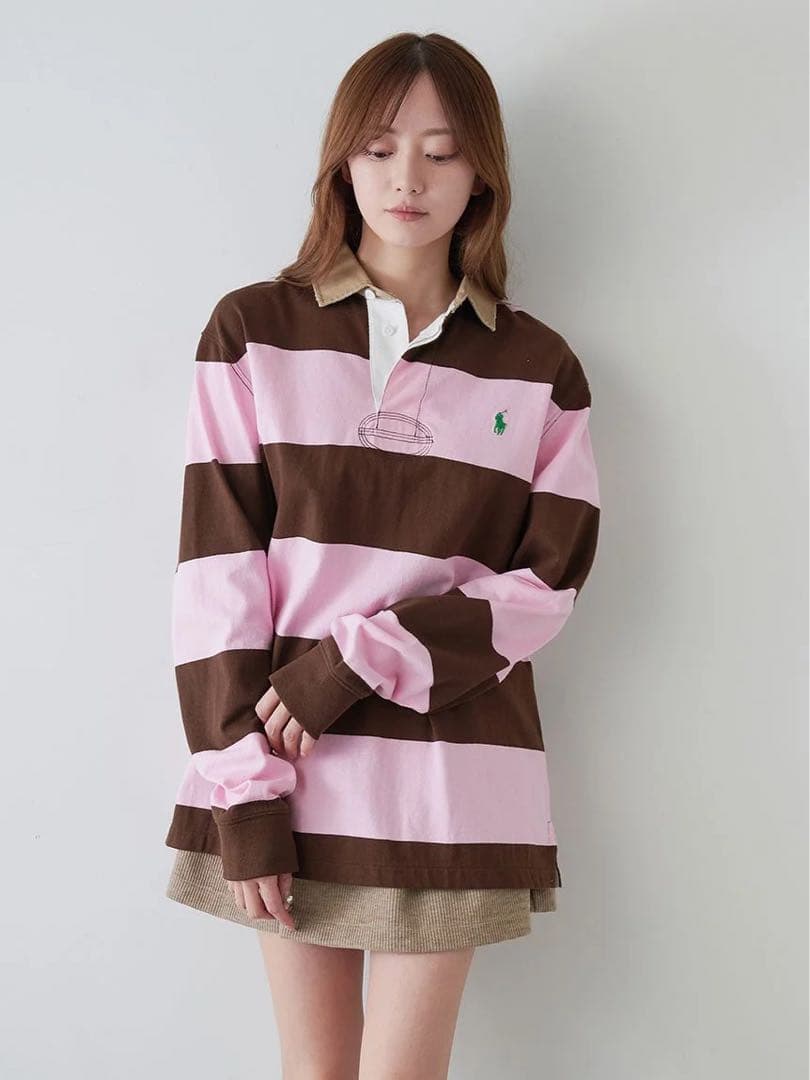 【週末限定値下げ】snidel♡ ポロラルフローレン♡コラボポロ♡ピンク