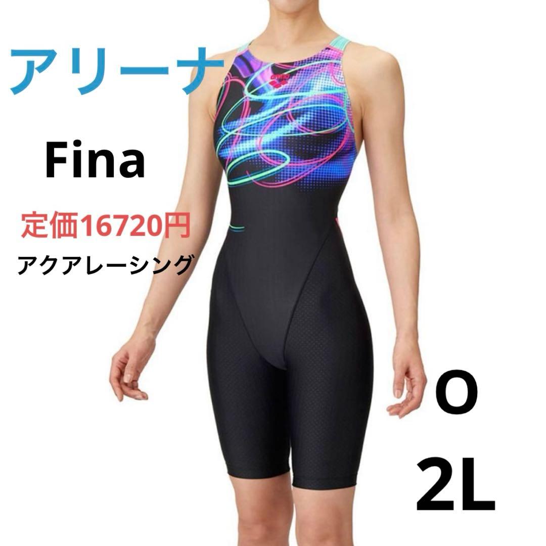 新品　レディース　アリーナ　競泳水着　Oサイズ Fina アクアレーシング