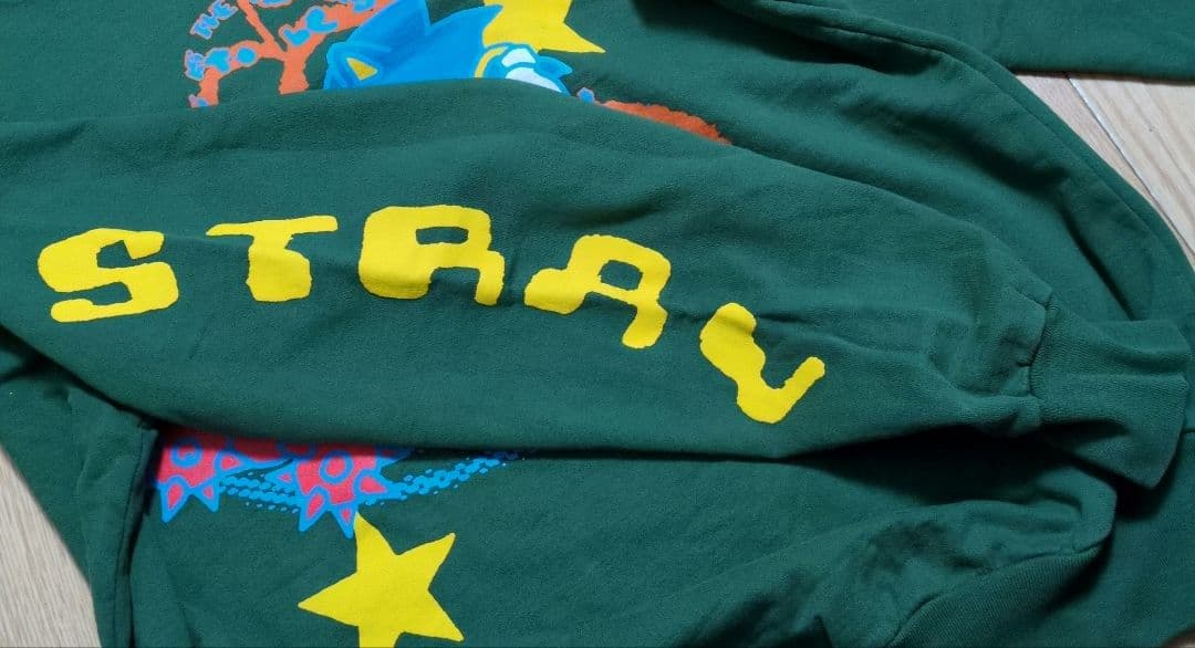 ストレイ ラッツ　セガ SEGA コラボ ソニック USA製 グリーン　アメリカ