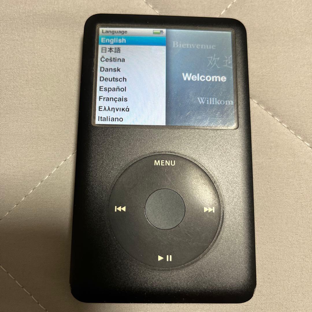 Apple iPod 80GB 本体と付属品