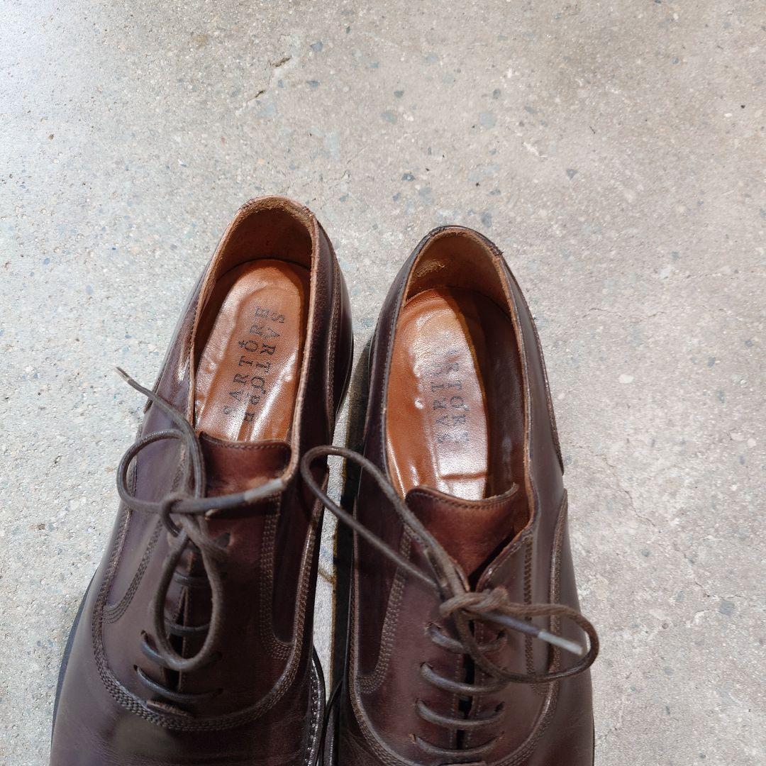 美品SARTORE　サルトル　レザーシューズ　ドレスシューズ　42　イタリア製