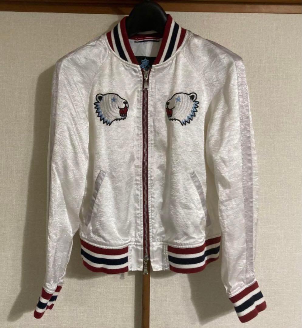 【レア】guild prime スカジャン　ブルゾン　刺繍　サイズ34(S)