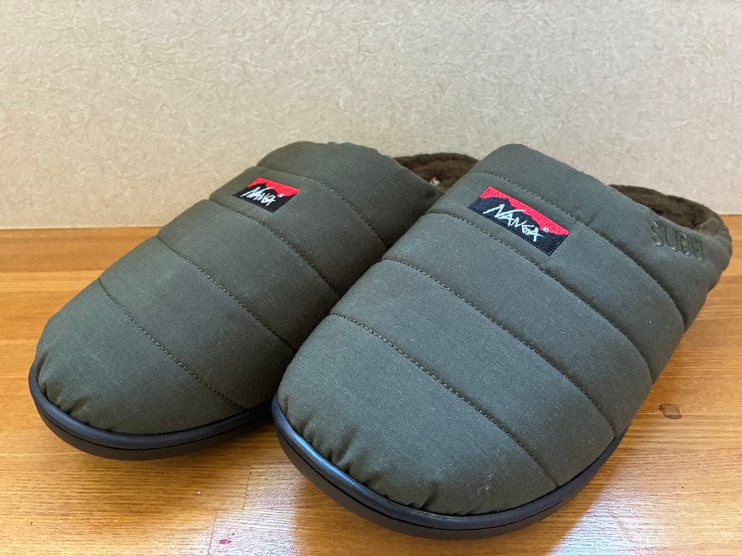 NANGA SUBU タキビ　ウインターサンダル　収納袋付　26-27 カーキ