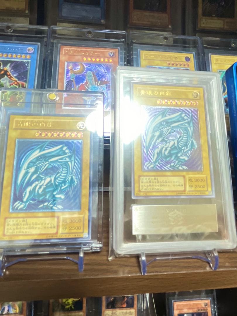 P*o様 青眼の白龍　レリーフ　濃青艶　sm-51 レリブル