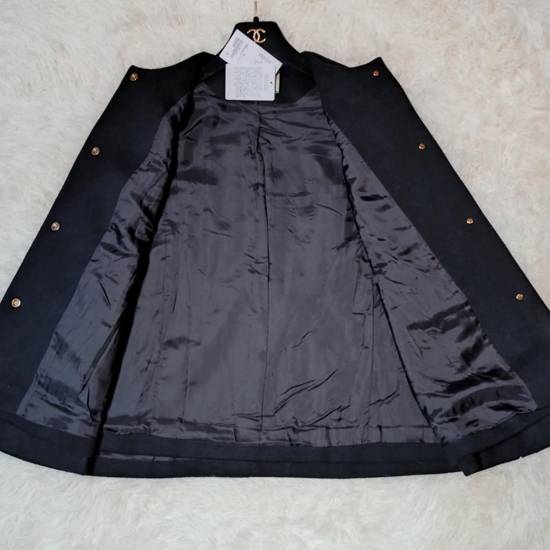 新品✨　ユナイテッドアローズ　ポンチョ　ショート ケープコート ブラック