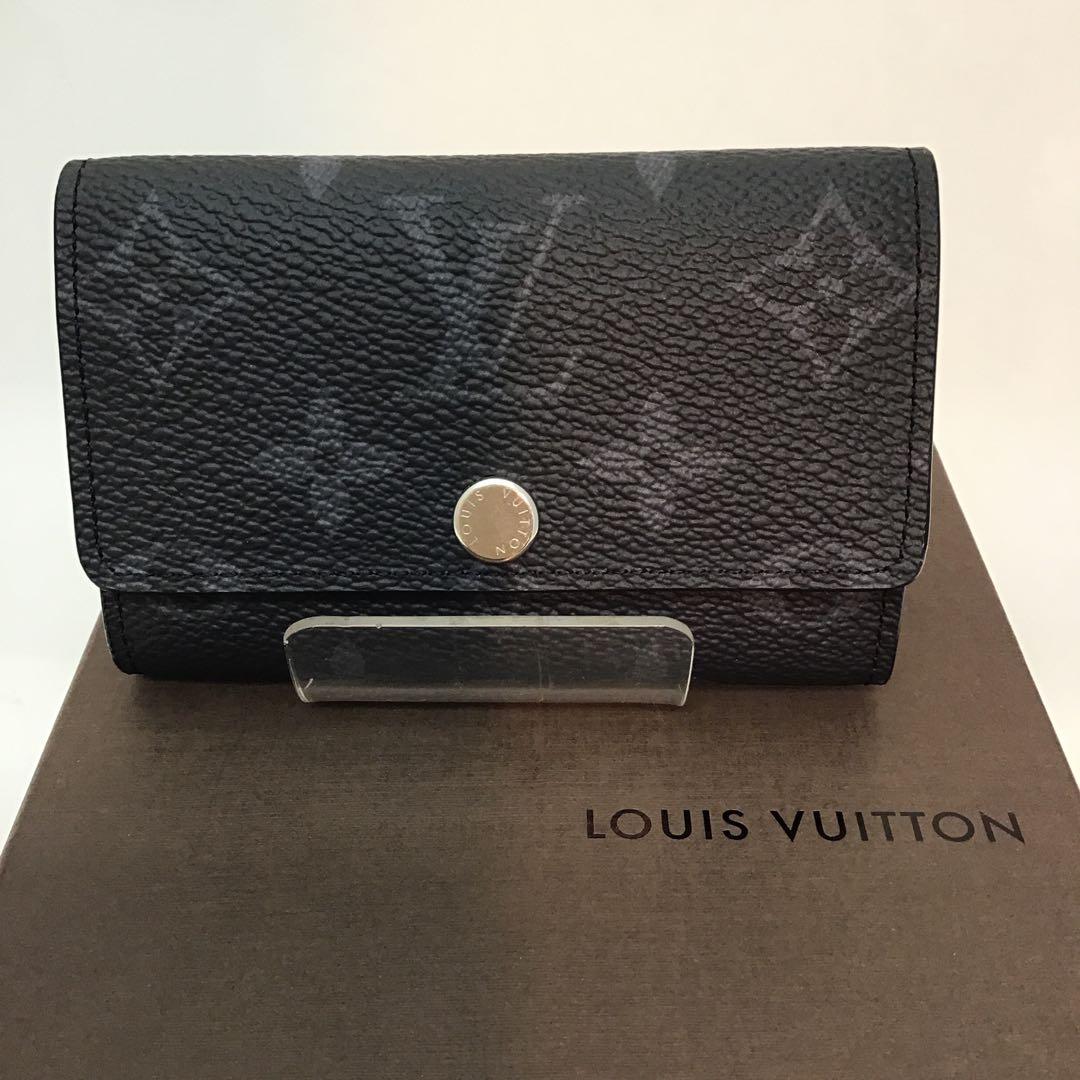 ‼️美品‼️ルイヴィトン　ブラック　モノグラム　6連キーケースM82603