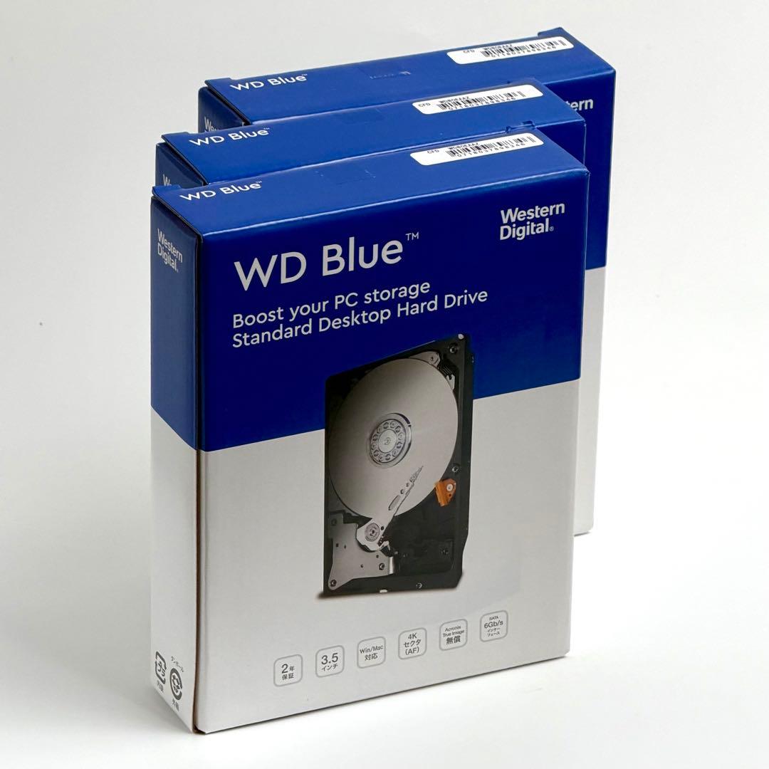 Western Digital 内蔵ハードディスク8TB WD80EAAZ 3台