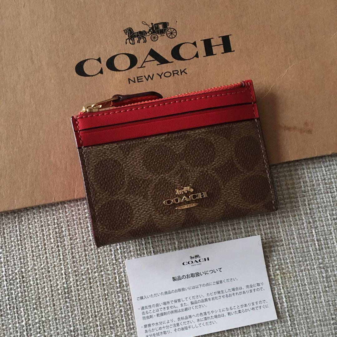 新品 COACH コーチ 定価23,100円  パス IDケース 財布