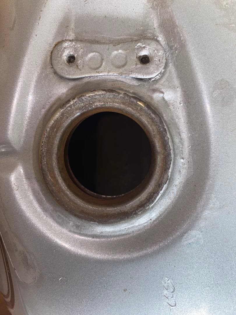 HONDA シルバータンク 翼のロゴ付き GB250