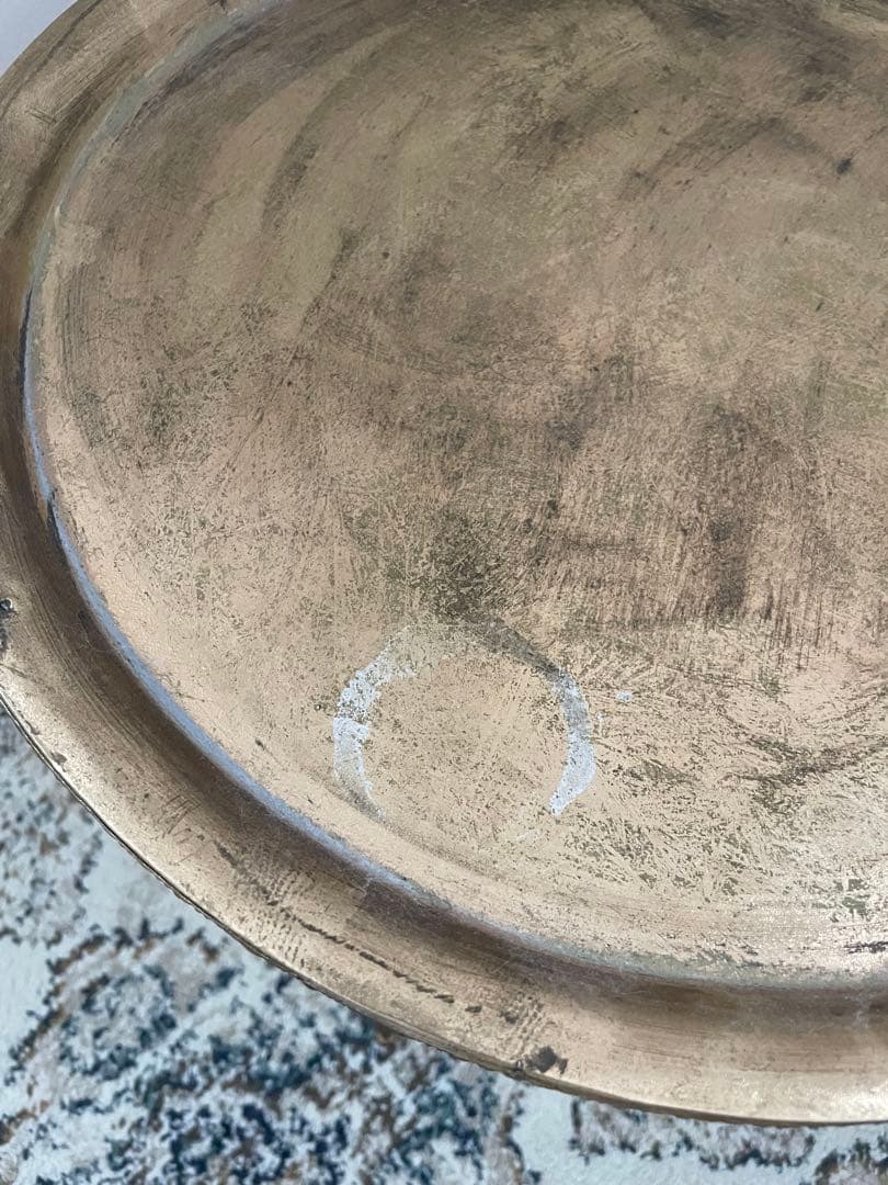 モロッコ風金色サイド　アンティーク　テーブル