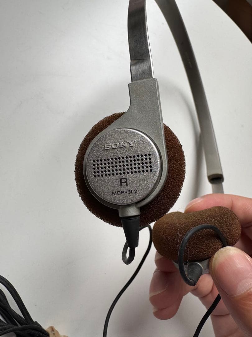 ヘッドホン Sony MDR-3L2 stereo dynamic 1979