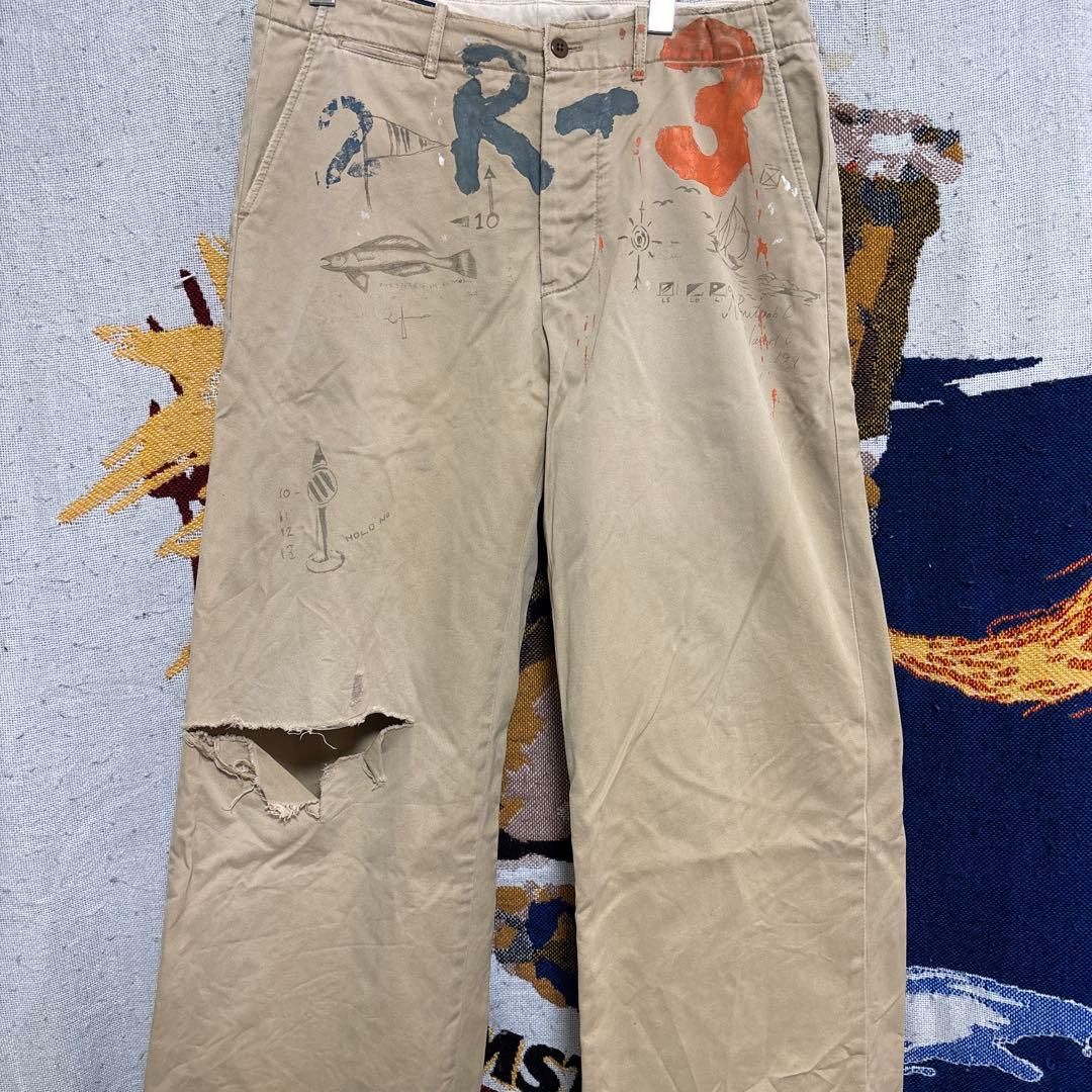 【希少】90s Polo Ralph Lauren メモリアルパンツ　ポロチノ